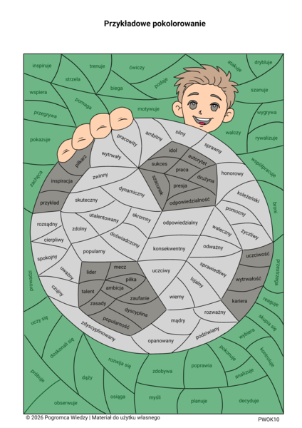 Idol czy autorytet? - mozaika językowa / karta pracy