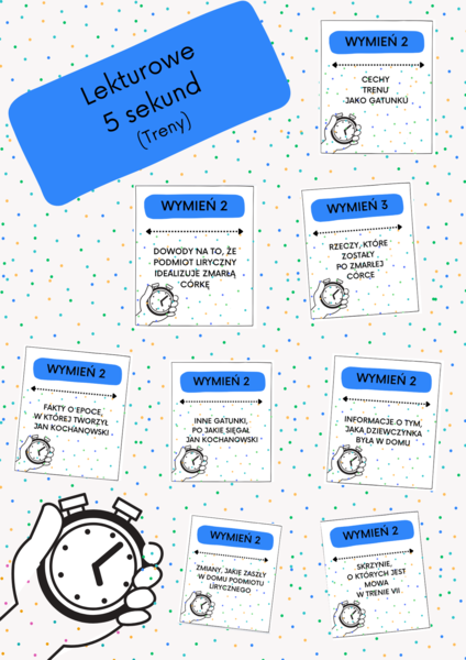 Lekturowe 5 sekund - Treny Jana Kochanowskiego (VII, VIII)