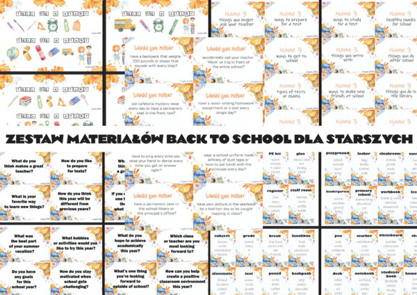 Back to school PAKIET dla starszaków
