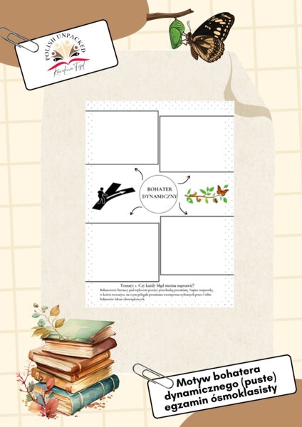 Motyw bohatera dynamicznego egzamin ósmoklasisty język polski