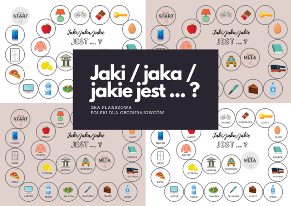 Jaki / jaka / jakie jest .... ? Gra dla początkujących POLSKI DLA OBCOKRAJOWCÓW (K)