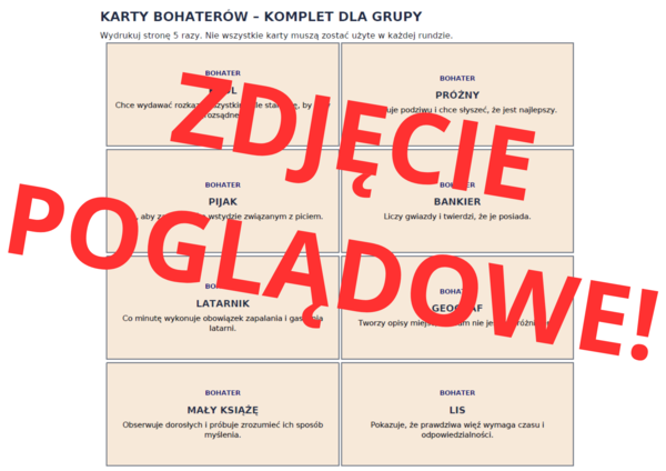 PLANETY MAŁEGO KSIĘCIA” – gra strategiczna o bohaterach, wartościach i absurdach świata dorosłych