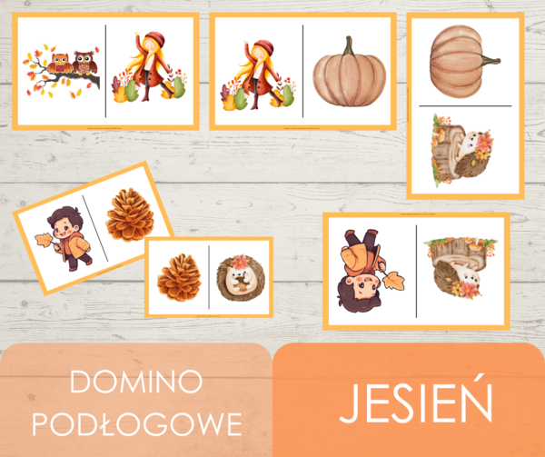 Domino podłogowe - jesień