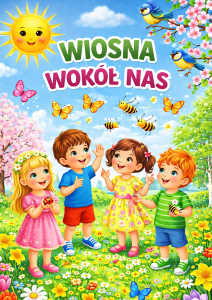 Wiosna wokół nas – pakiet edukacyjny dla przedszkola (PDF, ponad 40 stron)