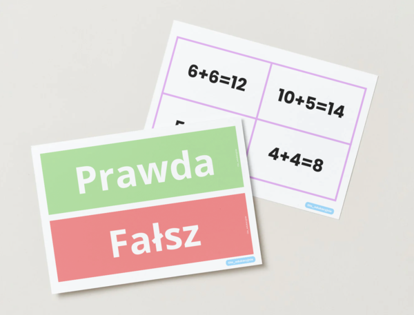 Liczenie do 30 i 100 – prawda/fałsz