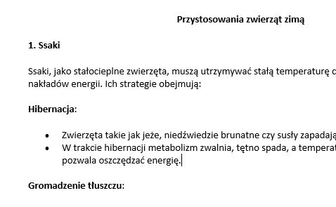 Jak zwierzęta radzą sobie zimą?