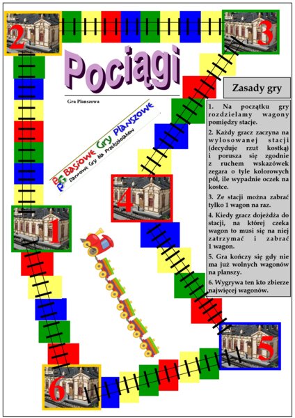 Pociągi – Gra planszowa