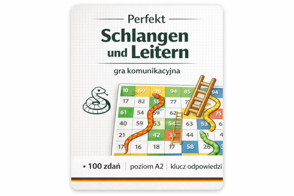 Gra komunikacyjna do utrwalania czasu Perfekt - Schlangen und Leitern