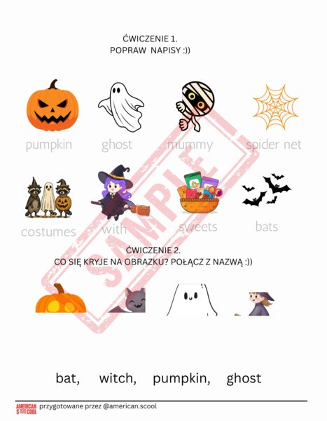 Halloween gotowa lekcja 1-3