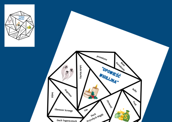 OPOWIEŚĆ WIGILIJNA – układanka – puzzle – egzamin – powtórka