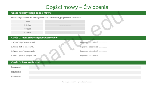 Części mowy