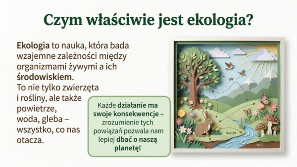 Ekologia - gazetka, prezentacja, plansze