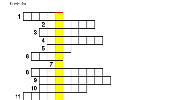 Arabowie i początki islamu - krzyżówka