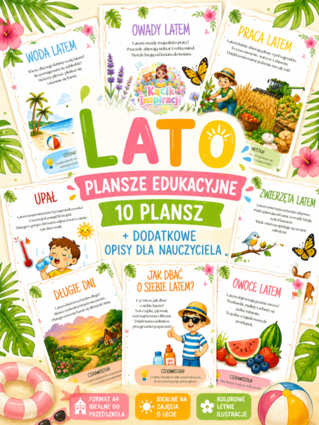 🌴 LATO – PLANSZE EDUKACYJNE 🌴