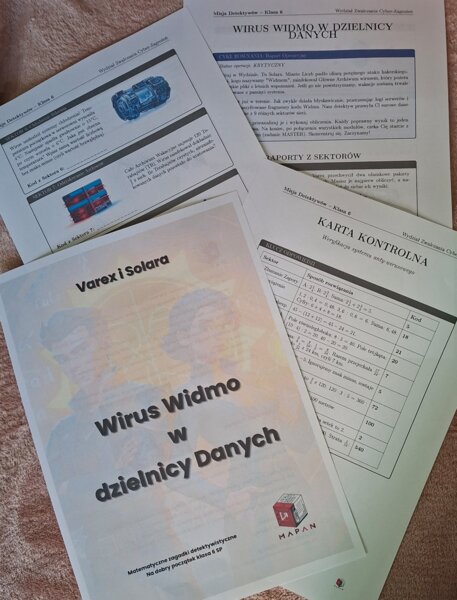 Matematyczny Escape Room (Klasa 6) – Wirus Widmo