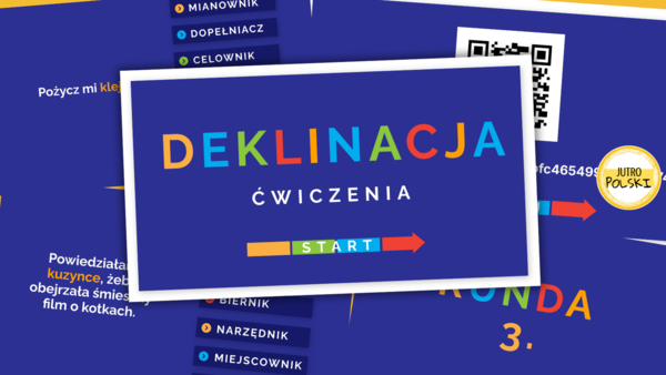 Deklinacja - rzeczownik - interaktywna gra Genially