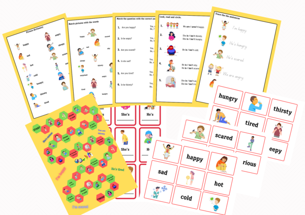 Emotions - przymiotniki