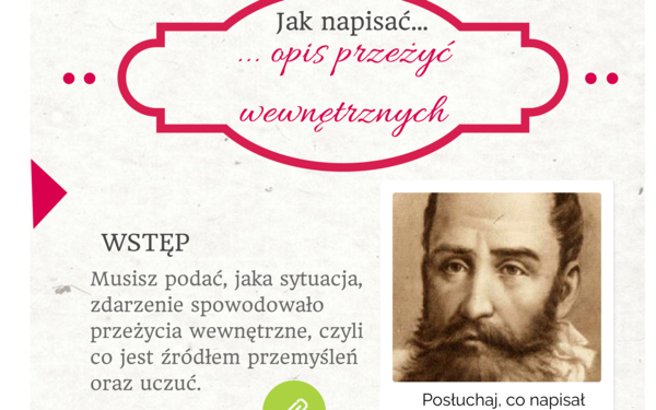 Jak napisać opis przeżyć wewnętrznych?