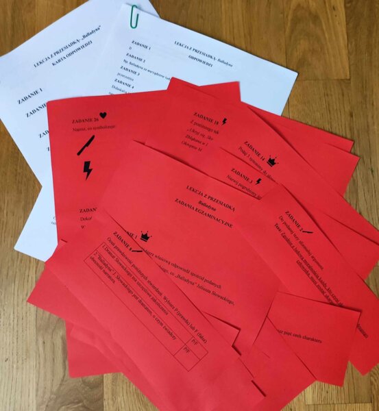 Balladyna- Lekcja z przesiadką- pytania egzaminacyjne