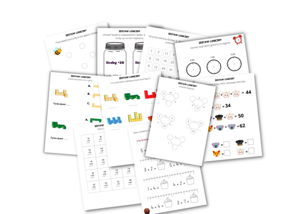Zestaw zadań - zestaw logiczny - klasy 1-3