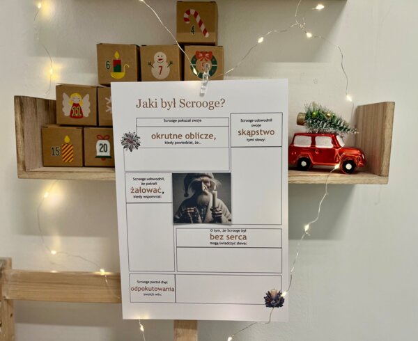 Jaki był Scrooge? - karta pracy