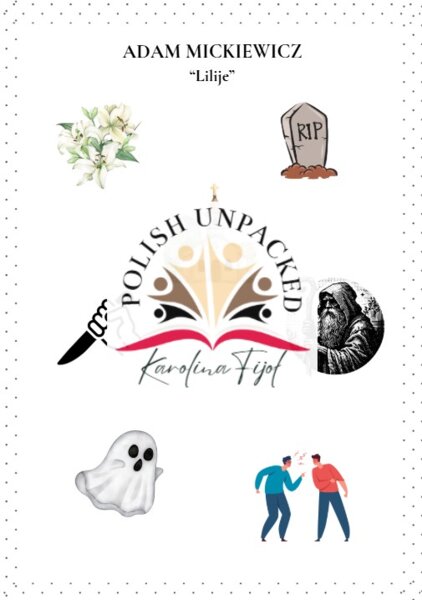 Ikony (obrazki, symbole) "Lilije" Adam Mickiewicz