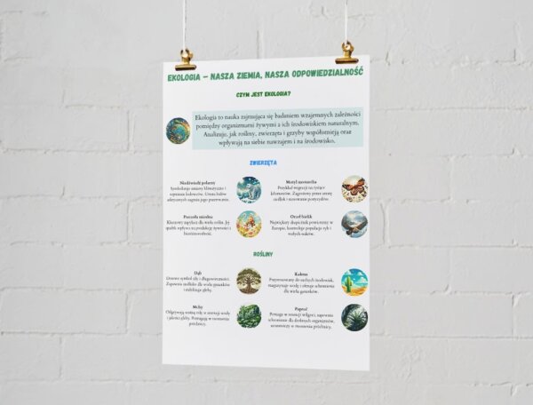 Plakat o ekologii