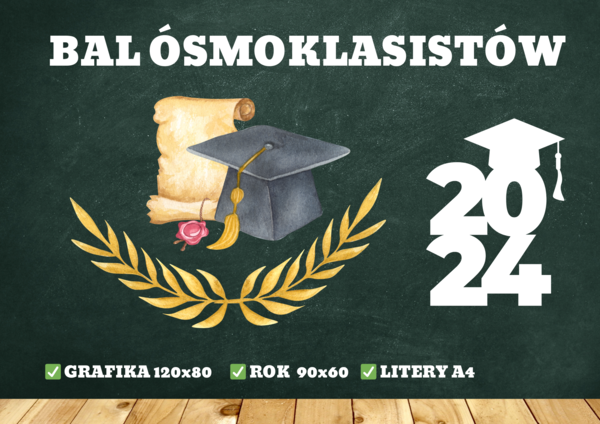 BAL ÓSMOKLASISTÓW - DEKORACJA XXL