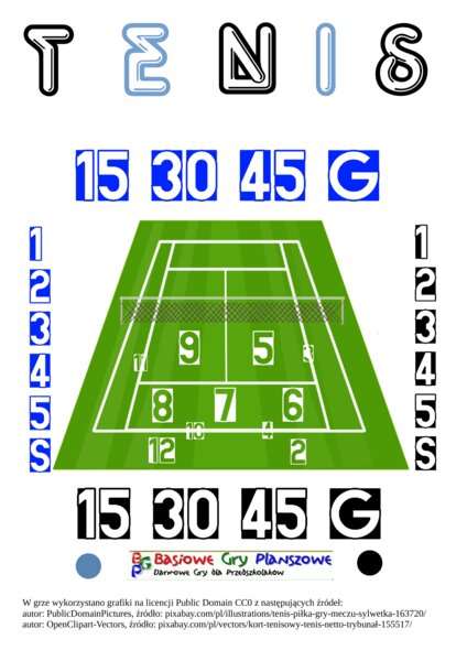 Tenis – Gra planszowa