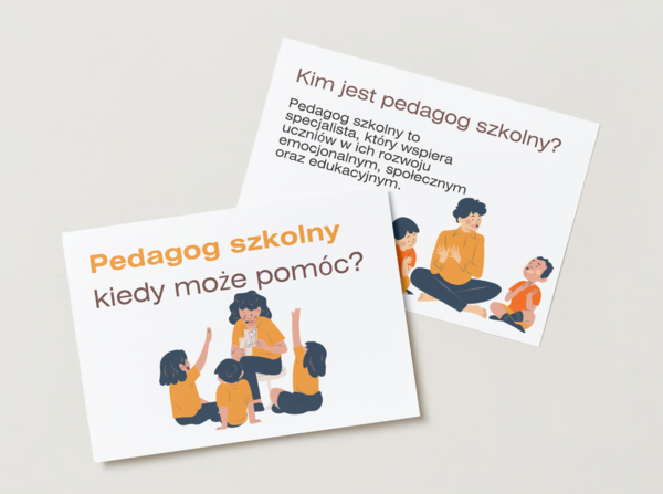 Pedagog szkolny w czym może pomóc? Materiały na gazetkę ścienną, prezentacja multimedialna o pracy pedagoga szkolnego