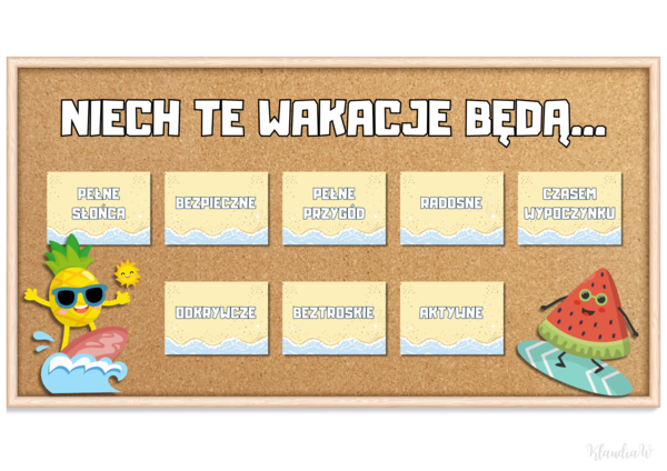 Niech te wakacje będą... – gazetka szkolna