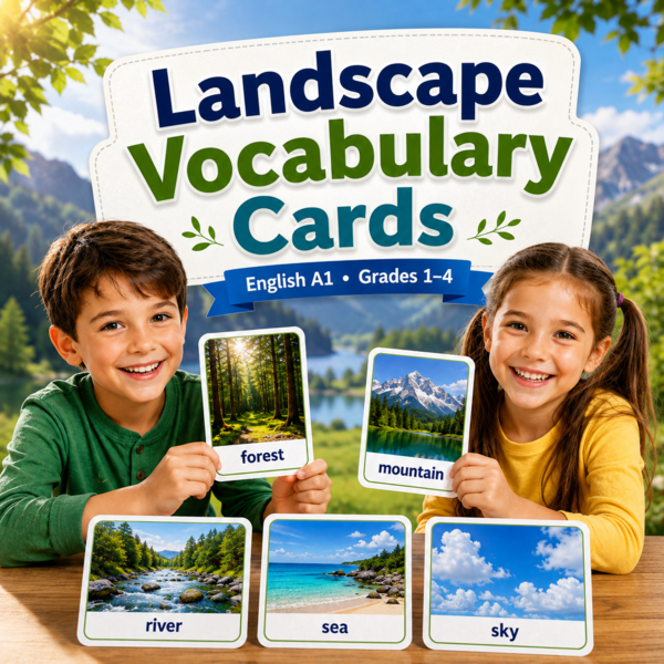 Landscape Vocabulary Cards