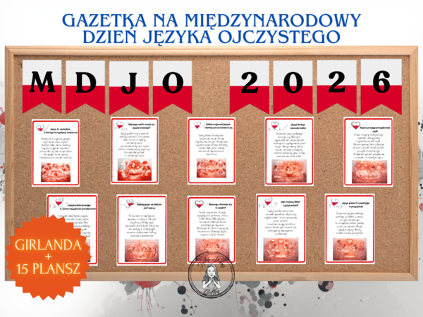 Międzynarodowy Dzień Języka Ojczystego — gazetka + girlanda (MDJO)