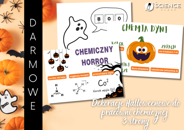 Dekoracje do pracowni chemicznej