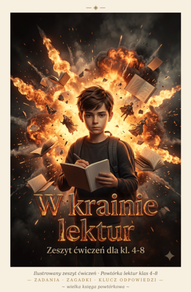 W krainie lektur - zeszyt ćwiczeń dla kl.4-8