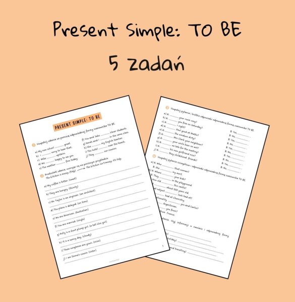 TO BE (czas teraźniejszy)