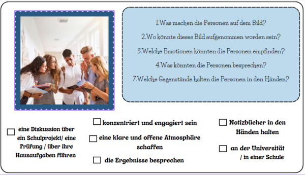 Opis obrazka w języku niemieckim - matura