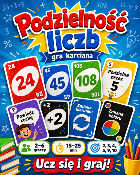 Uno - Podzielność liczb przez 2,3,4,5,9,10
