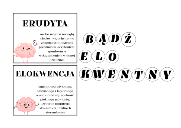 Gazetka ścienna - BĄDŹ ELOKWENTNY