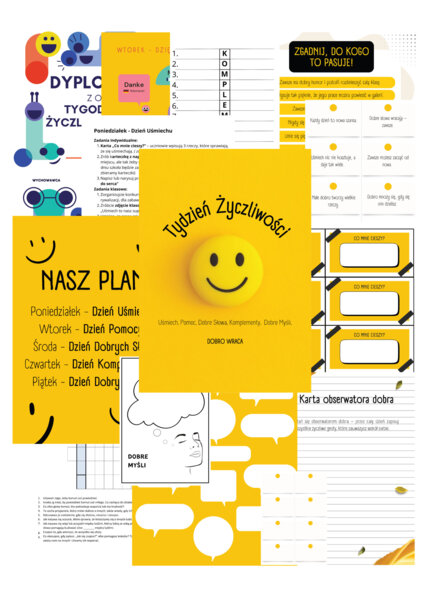 Tydzień Życzliwości – zestaw gotowych materiałów dla klas 1–8