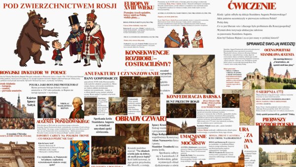 Pod zwierzchnictwem Rosji – Stanisław August, I Rozbiór, Reformy