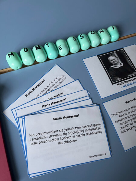 Maria Montessori - biografia - karty Montessori