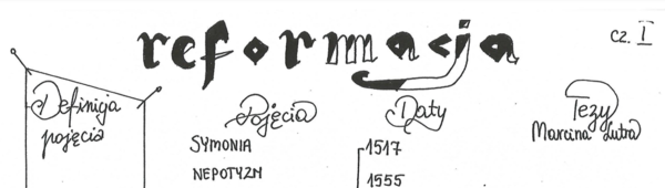 Grafonotka - reformacja