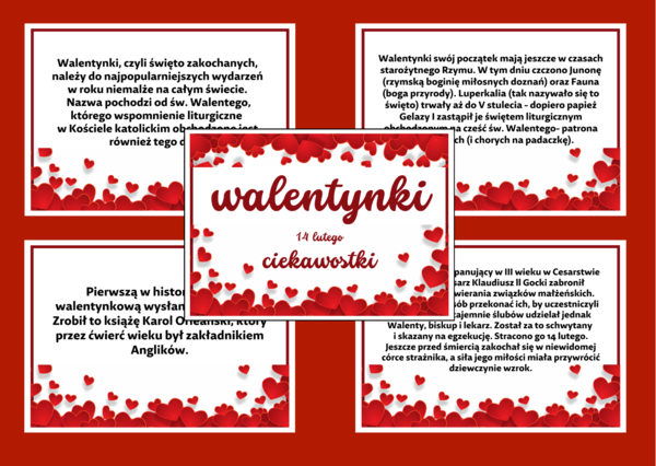 WALENTYNKI – gazetka – biblioteka – świetlica – 15 stron – wersja 2