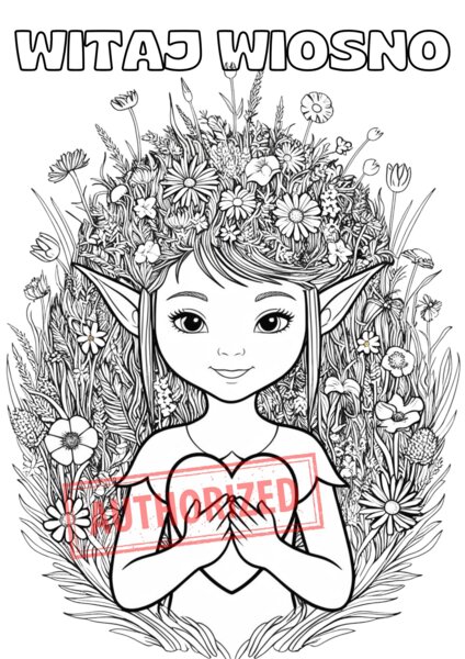 Kolorowanka XXL WITAJ WIOSNO!
