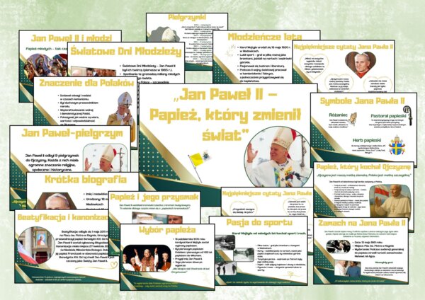 Gazetka o Janie Pawle II