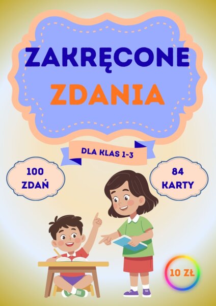 🎉 Pakiet: Zakręcone Zdania – Rysuję, Opowiadam, Piszę! 🎉