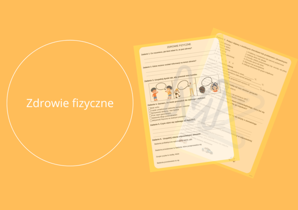 Zdrowie fizyczne - karta pracy