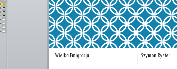 Prezentacja - Wielka Emigracja