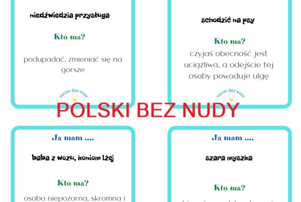 Ja mam kto ma - Zwierzęce frazeologizmy